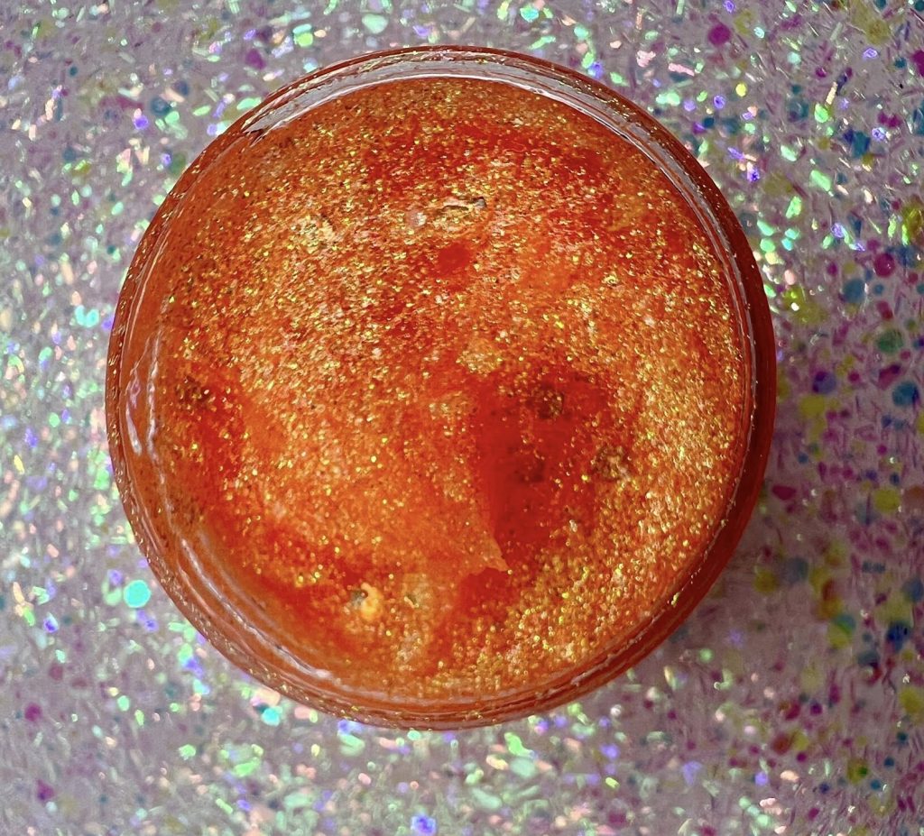 Orangesicle Glitter Gel